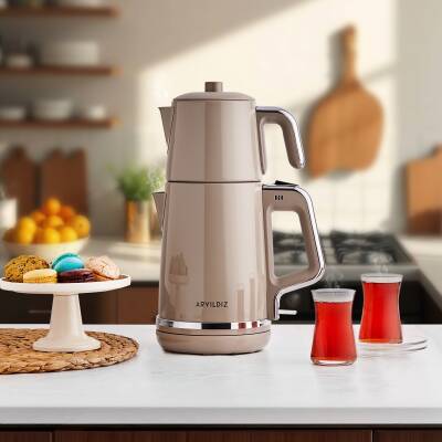 Aryıldız 153AR263051 Tea Style Çay Makinesi Bej - ARYILDIZ