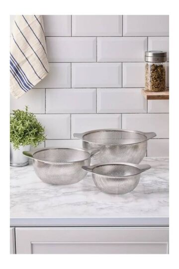 Aryıldız Ar264980 S/S Protools Kulplu Paslanmaz Çelik Süzgeç 26 Cm - ARYILDIZ