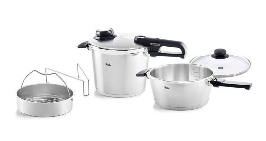 Fissler Vitavit Premium 3PRG Mat Gümüş 6 + 3.5 Litre Düdüklü Tencere - FİSSLER