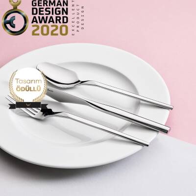 Jumbo 5100 Quartz Çatal Kaşık Bıçak Set 84 Parça 12 Kişilik - JUMBO (1)