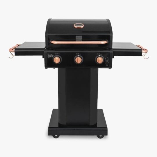 Kenmore PG-4030400LN-BC Gazlı 3 Ocaklı Barbekü – Siyah - KENMORE