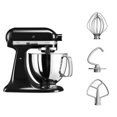 KitchenAid 5KSM125EOB Artisan 4.8 Litre Stand Mikser - Onyx Black - KİTCHENAİD
