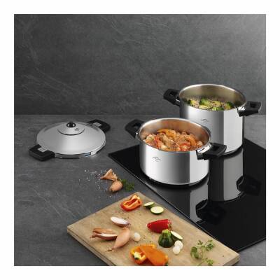 Kuhn Rİkon 3014 Duromatic İnox 8 + 4 Litre Düdüklü Tencere Seti - KUHN RİKON (1)