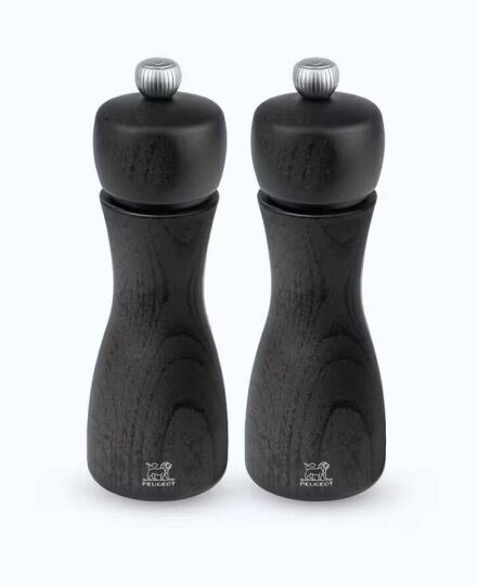 Peugeot 097SCR240925 Tahiti Graphite Tuz Ve Kara Biber Değirmeni 2’li Set 15 Cm - 