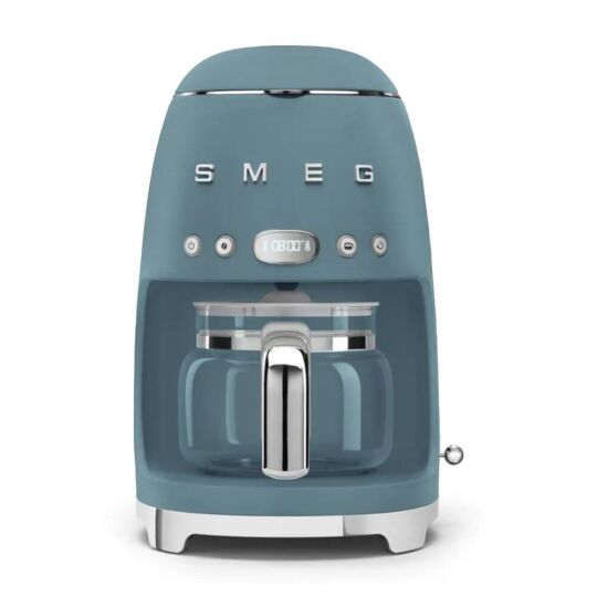 Smeg DCF02SBMEU 50's Style Retro Mat Mavi Filtre Kahve Makinesi - SMEG