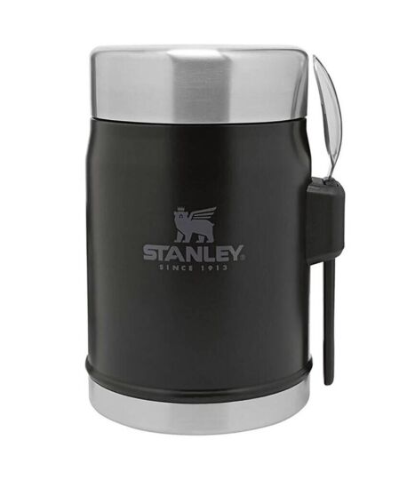 Stanley Klasik Paslanmaz Çelik Siyah Yemek Termosu Kaşıklı 0,40 Litre - STANLEY