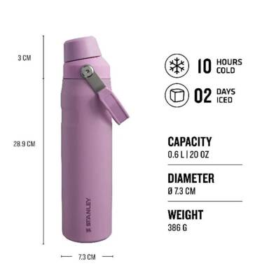 Stanley The Aerolight IceFlow Lila Soğuk Su Termosu 0.60 Lt - STANLEY (1)