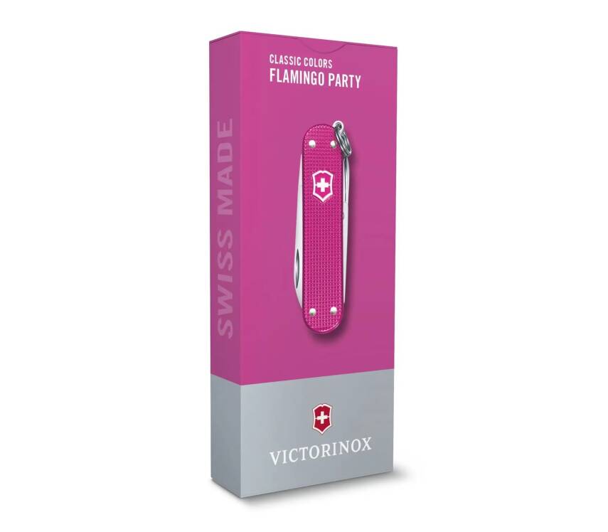 Victorinox 0.6221.251G Flamingo Party Classic Alox Çakı - 4