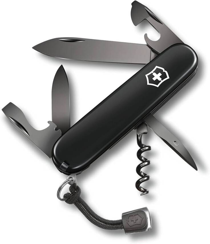 Victorinox 1.3603.31P Spartan Onyx Siyah Çakı - 1